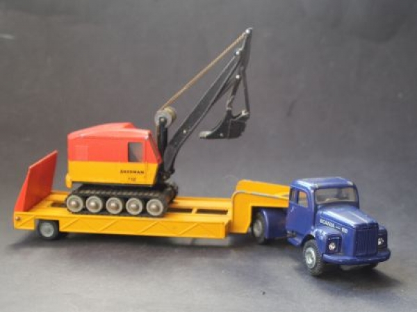 Tekno Scania Vabis 110 Cargotruck with Akerman Dredge 1958 Die-Cast-Model (4915)